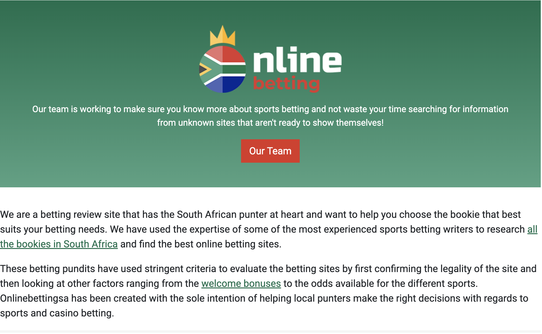 Sites With Reviews Of The Betting Market: OnlineBettingSA
